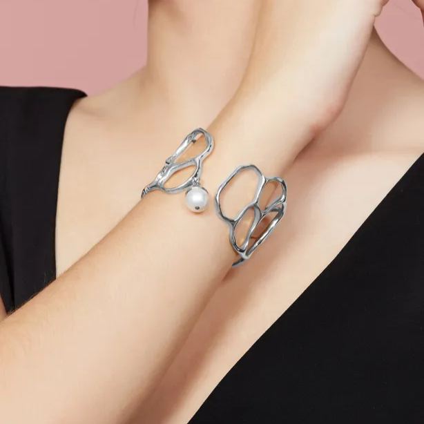 Texture Collection Hollow Bracelet