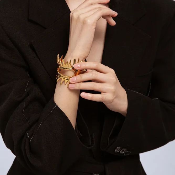 Fern Collection Leaf Shape Bracelet