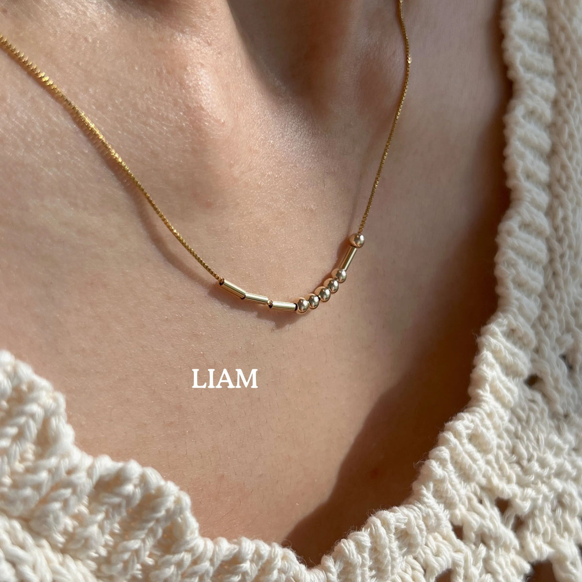 Morse Code Necklace Personalized Necklace Custom Secret Message Gift