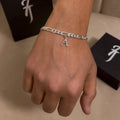 Men's Bracelet With Initial Gift for Husband
