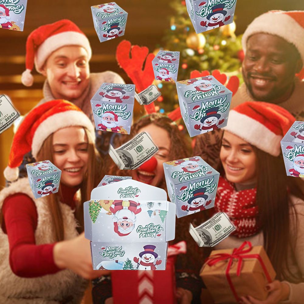 Christmas Surprise Bounce Box Christmas Bounce Box Gift Box Birthday Gift Bouncy Gift Box Christmas Gifts