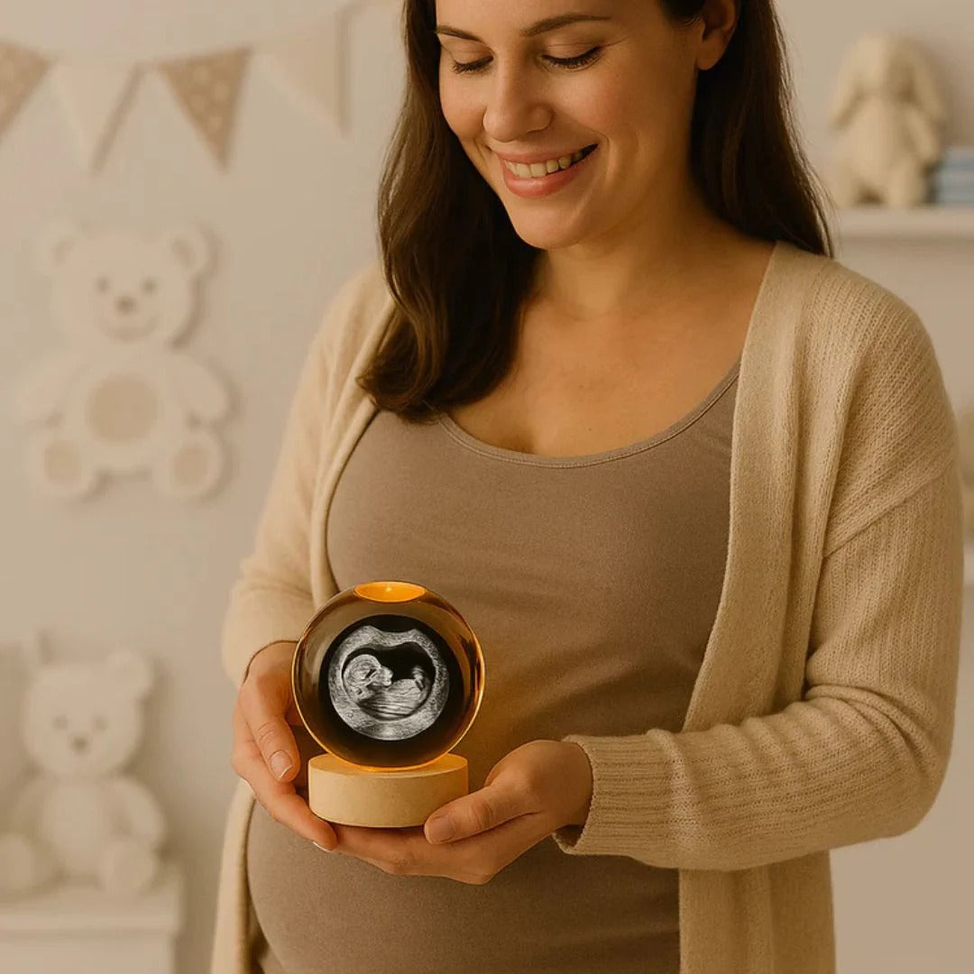 Custom Photo Crystal Ball Night Light Personalized Photo Crystal Light Gift for Pet Lovers