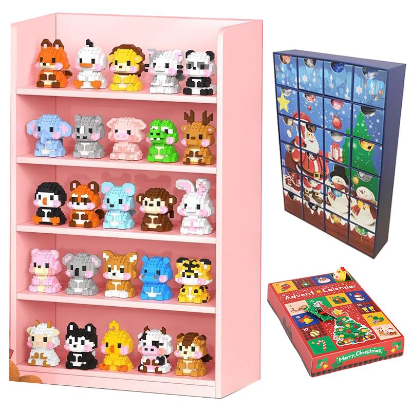 12/24 Days Christmas Advent Calendar Mini Christmas Building Blocks The Best of Creative Gift