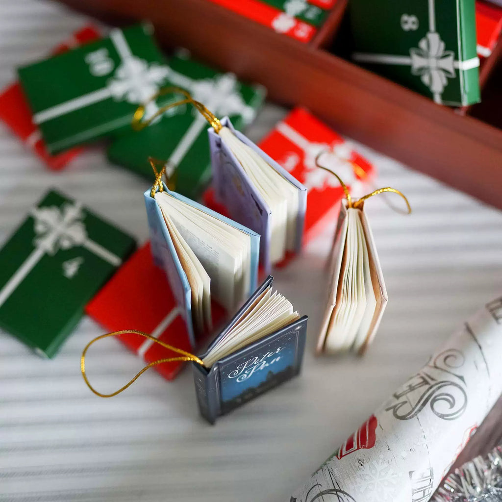 Mini Book Ornament Advent Blind Box Christmas Surprise
