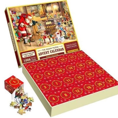 2024 Christmas Puzzle Set Christmas Gift For Family For Kids