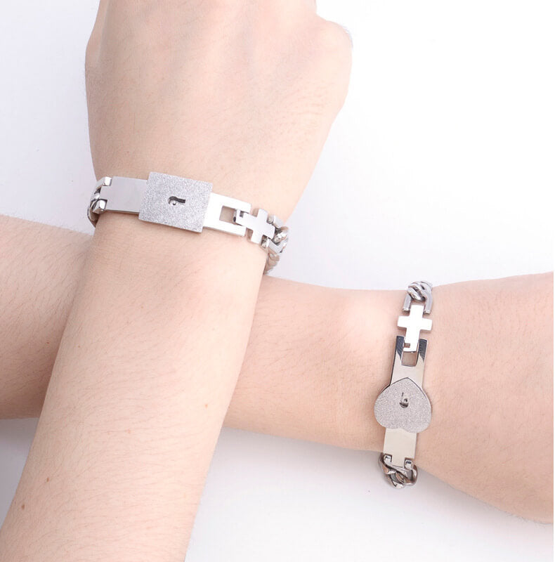 Lock & Key Bracelet for Boyfriend, Girlfriend, Lover Couple Bracelet Best Gift for Her