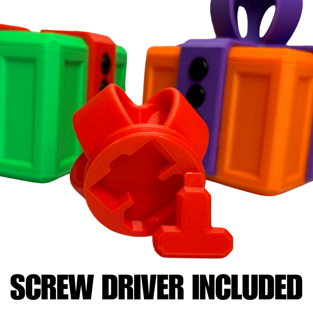 GIft Box 3D Printed Funny Box and Middle Finger in A Box Set