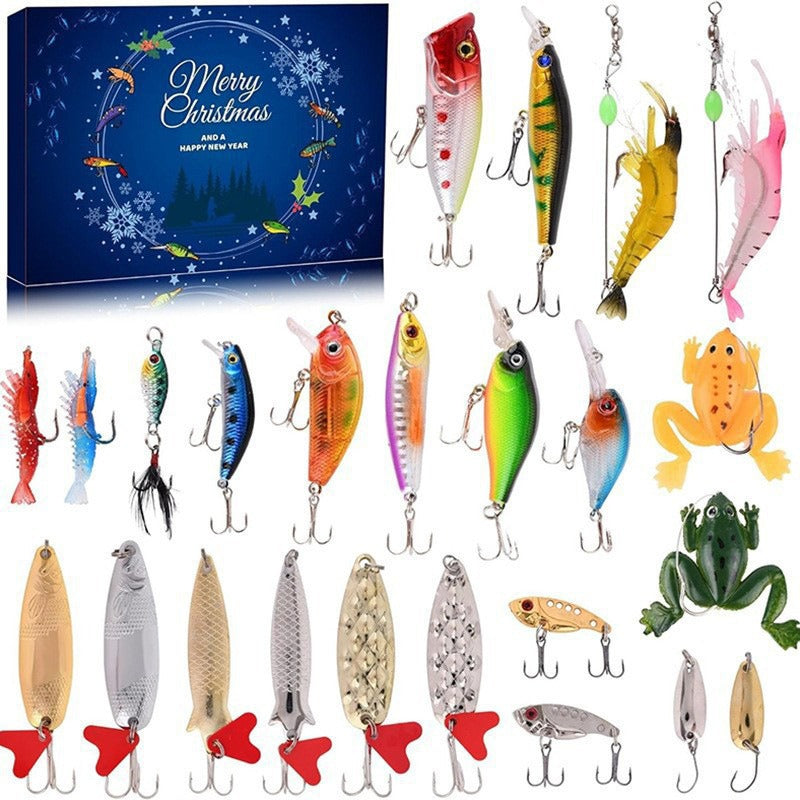 Fishing Set Blind Box Advent Calendar Creative Fishing Enthusiast Gift Set Christmas Gift