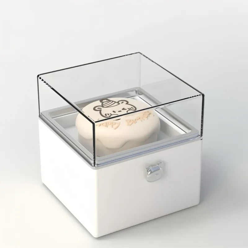 Magical Bear Cake Ring Box With Personalized Birthstone Ring Surprise Gift Birthday Gift