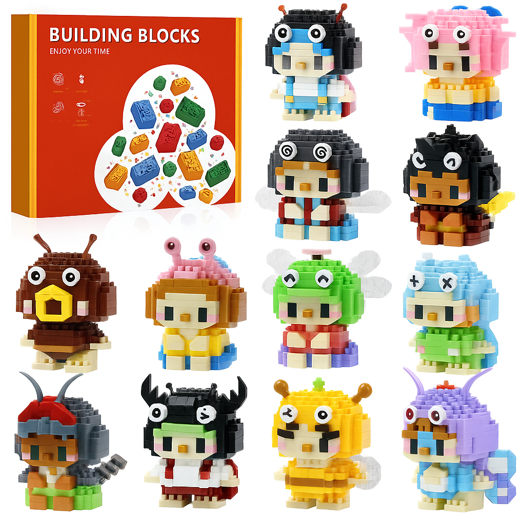12/24 Days Christmas Advent Calendar Mini Christmas Building Blocks The Best of Creative Gift