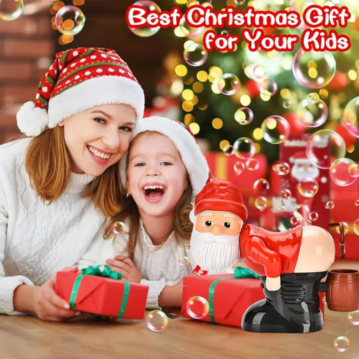 Xmas Sales - 50% OFF Funny Santa Bubble Blowing Machine