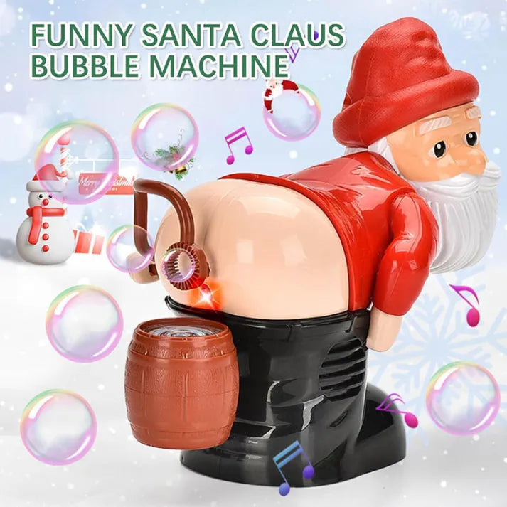 Xmas Sales - 50% OFF Funny Santa Bubble Blowing Machine