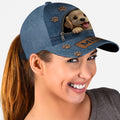 Personalized Dog Photo Hat | Custom Pet Portrait Baseball Cap, Dog Lover Gift, Embroidered Dog Face Cap for Men & Women