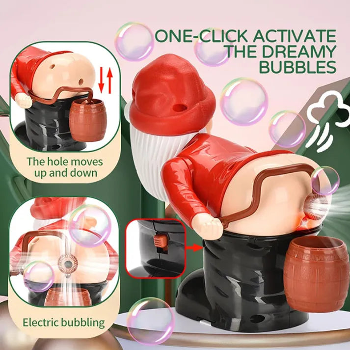 Xmas Sales - 50% OFF Funny Santa Bubble Blowing Machine