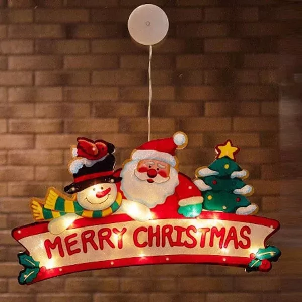 Christmas Window Hanging Lights Merry Christmas Gifts