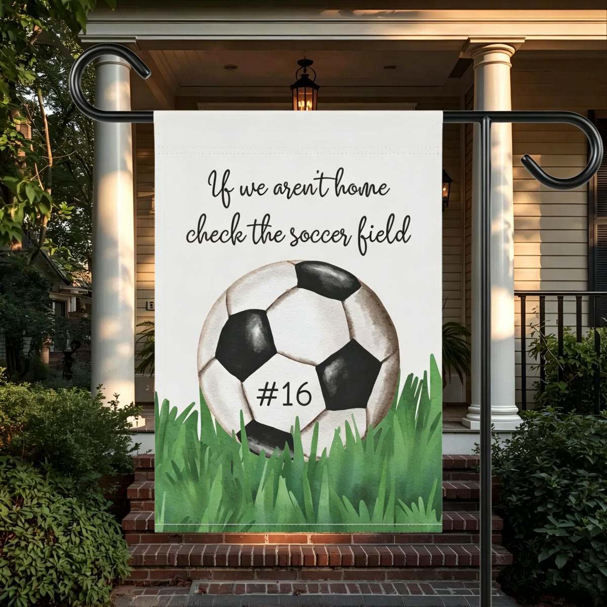 2026 Football Fever Soccer Garden Flag – Personalized USA Football Decorative Yard Banner for Outdoor Home Decor and Sports Fans
