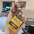 Mini Spinning Machine keychain Cool Designed Keychain Creative Keychain Stress Relief Keychain