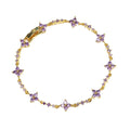 Diamond Bracelet Women's Purple Diamond Jewelry The Best Christmas Gift For Girlfriend