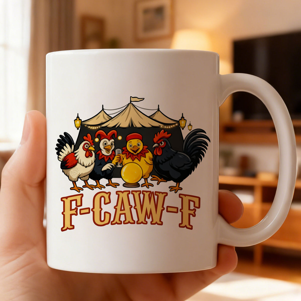 Custom Mug - Personalized Funny Gifts For Best Friends, Family, Coworker, Work Bestie - My Resting Squawk Face