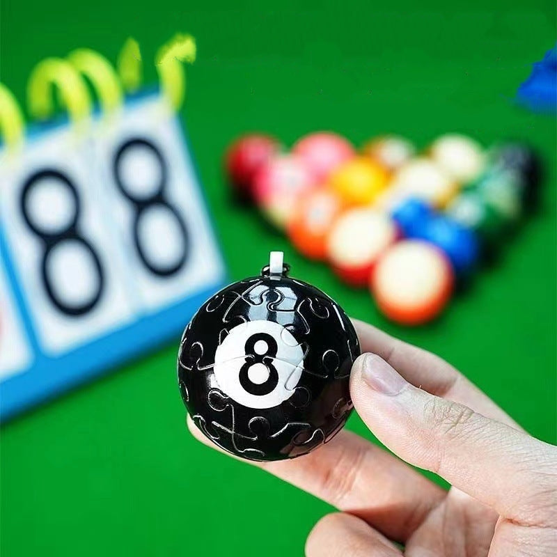 3d Puzzle Ball Keychain Basketball Building Block Educational Toy Pendant