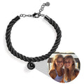 Personalized Rope Circle Photo Bracelet Custom Projection Bracelet Christmas Gift for Husband