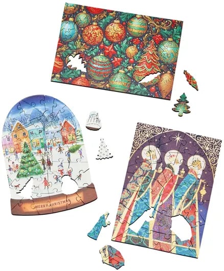 24 Days Of Christmas Puzzles Advent Calendar Gift For Family For Kids