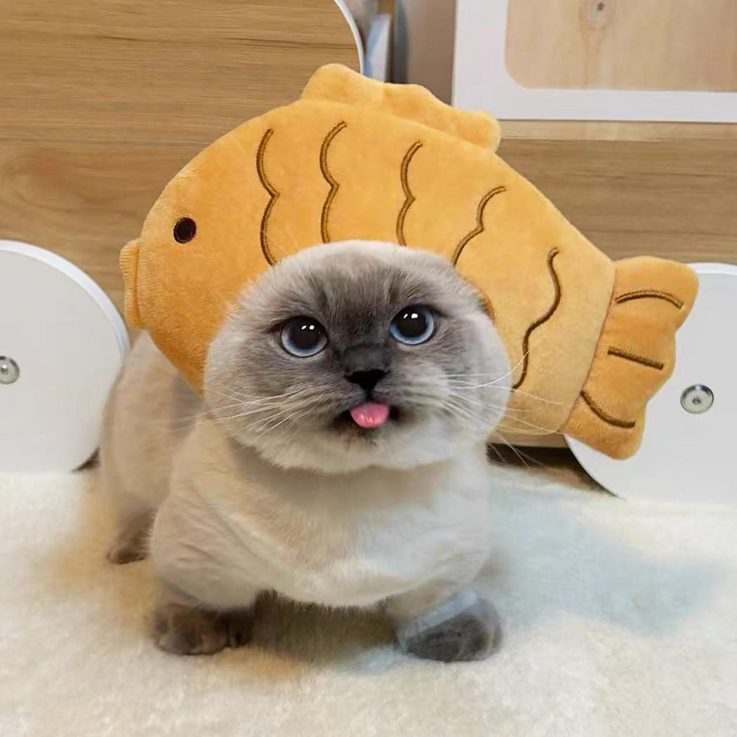 Adjustable Cute Pet Hat for Winter Costume for Cats & Small Dogs, Funny Pet Headwear