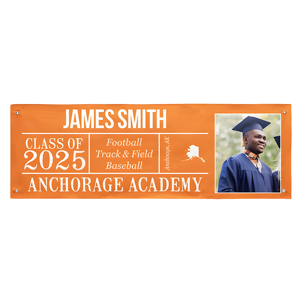 Customized Graduation Banner Photo Banner Celebrate Your Achievement in Style