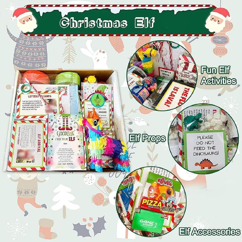 2024 Elf Kit 24 Days Of Christmas Elf Kits For Christmas Elf On The Shelf 24 Day Kits Christmas Activities Christmas Countdown Gift Set