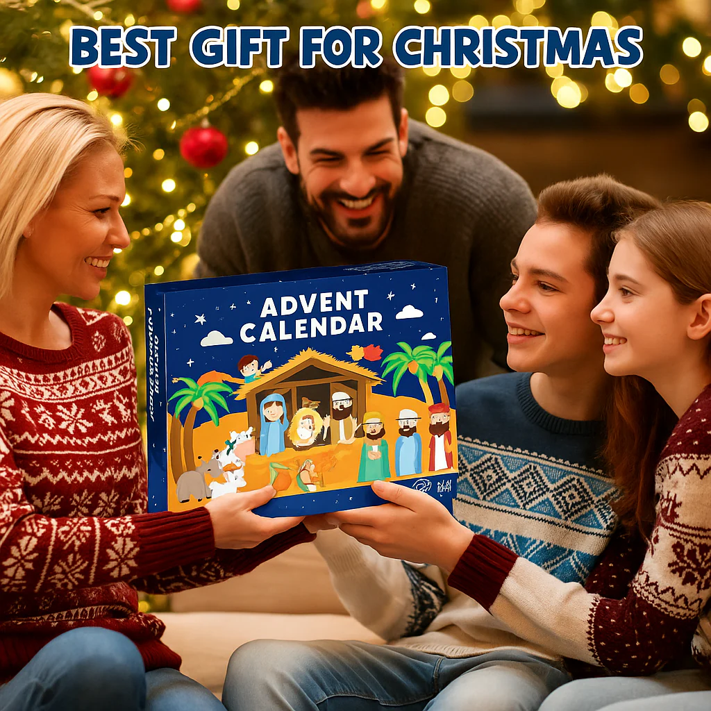 Jesus Building Blocks Advent Calendar DIY Christmas Toy