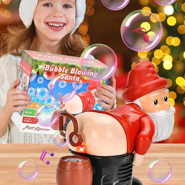 Xmas Sales - 50% OFF Funny Santa Bubble Blowing Machine