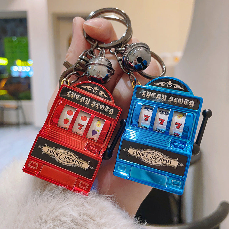 Mini Spinning Machine keychain Cool Designed Keychain Creative Keychain Stress Relief Keychain