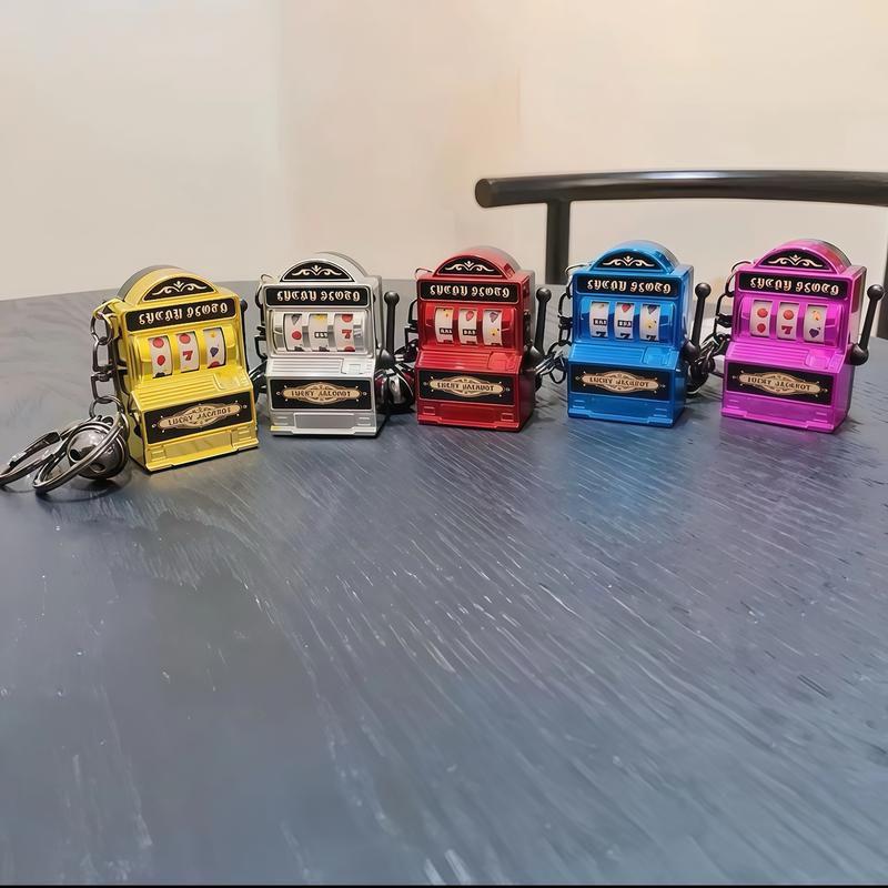 Mini Spinning Machine keychain Cool Designed Keychain Creative Keychain Stress Relief Keychain