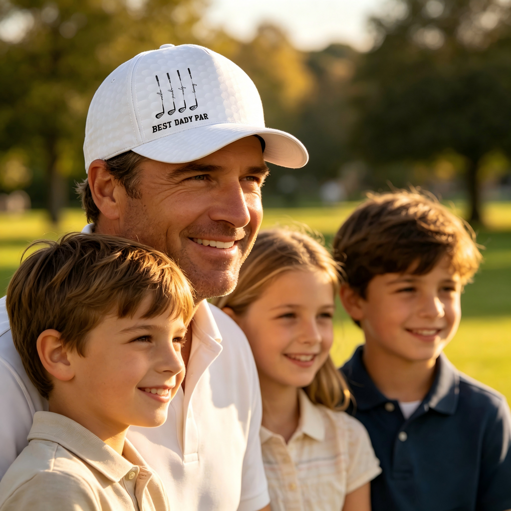 Personalized Name Best Dad By Par Cap Outdoor Hat Father's Day Gift for Dad