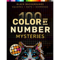 100 Color by Number Mysteries: A Coloring Book for Adults Relaxation and Wonder – Squares, Diamonds, Dots (Pixelcolorist Quest)