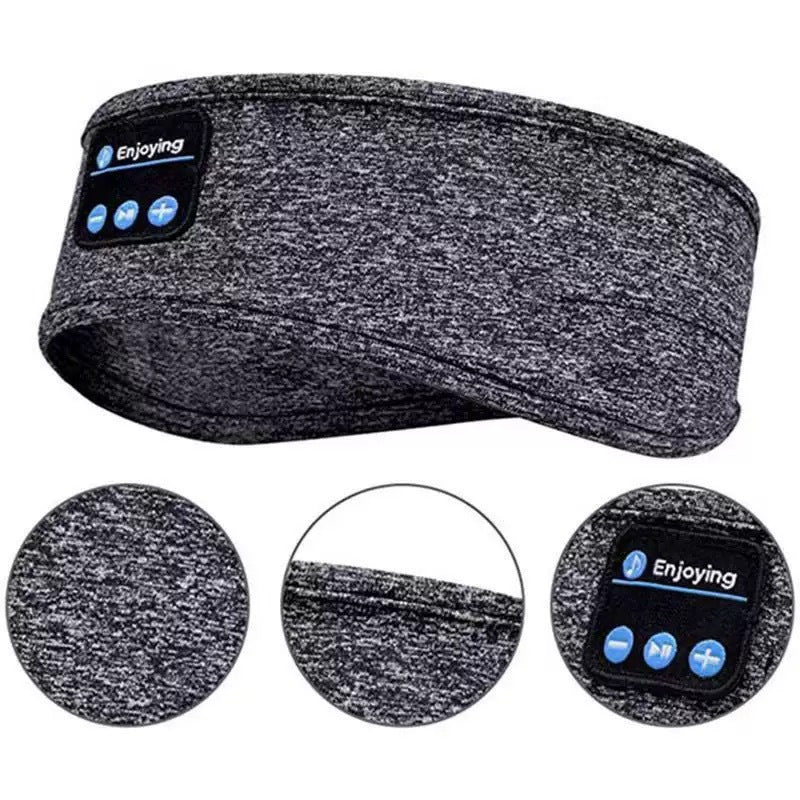 Wireless Bluetooth Music Headband Sports & Sleep Head Scarf Chargeable Sports Headphones Skiing Headwear