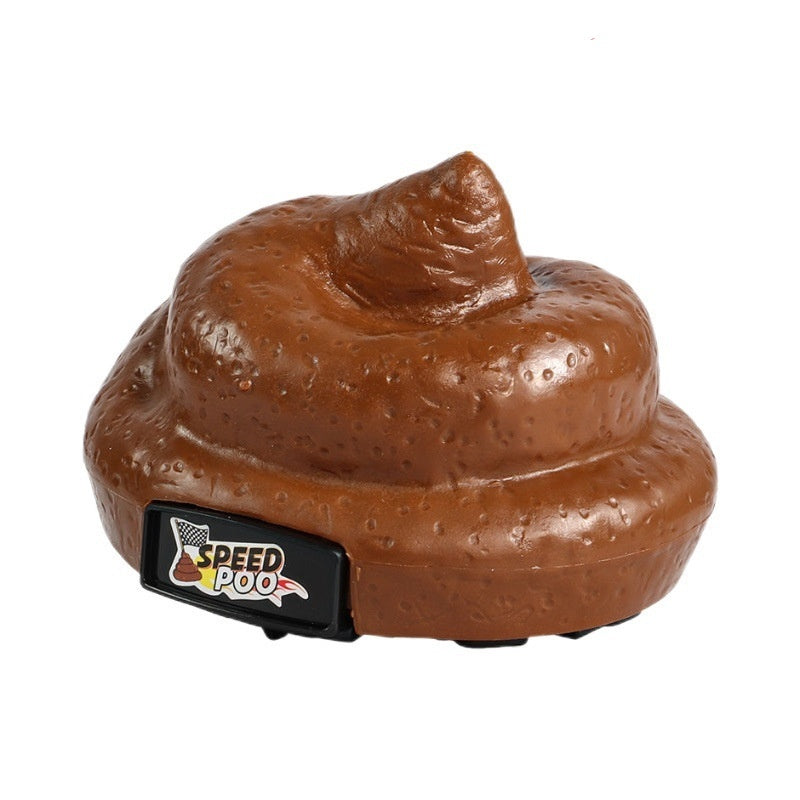 Funny Poop Toy Car – Speedy Poo Sound-Effect Prank Toy with Toilet Plunger Remote for Kids & Adults, Hilarious Gag Gift for Christmas, Stocking Stuffers & Parties