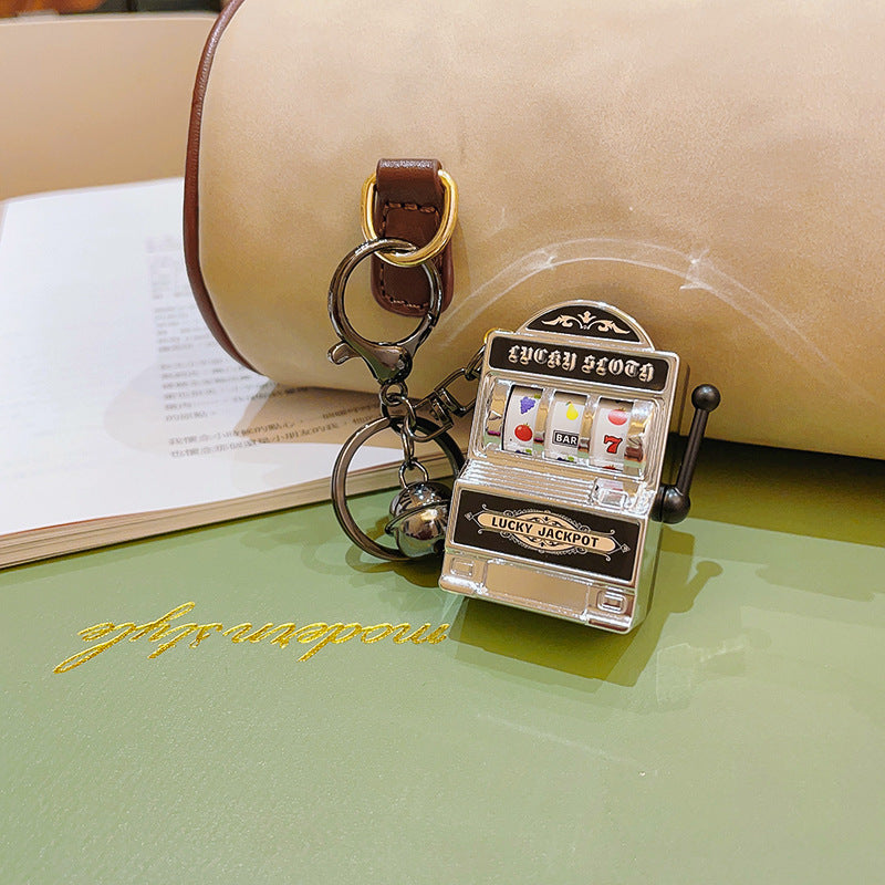 Mini Spinning Machine keychain Cool Designed Keychain Creative Keychain Stress Relief Keychain