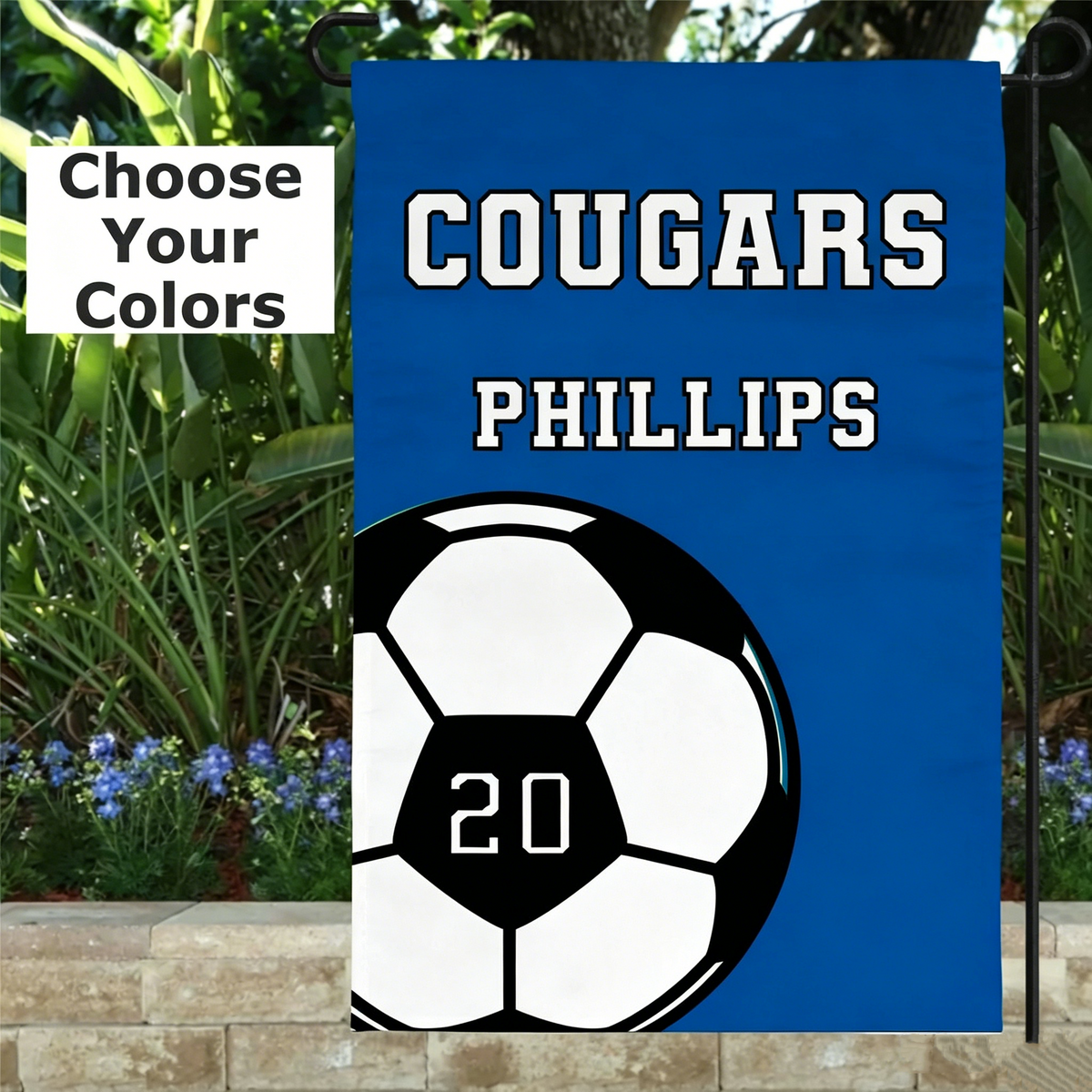 2026 Football Fever Soccer Garden Flag – Personalized USA Football Decorative Yard Banner for Outdoor Home Decor and Sports Fans