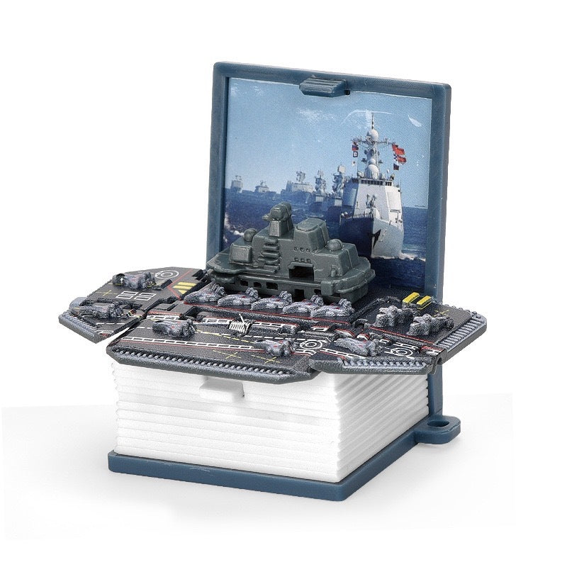 3d Pop-up Book Keychain Folding Bomb Book Decompression Pendant