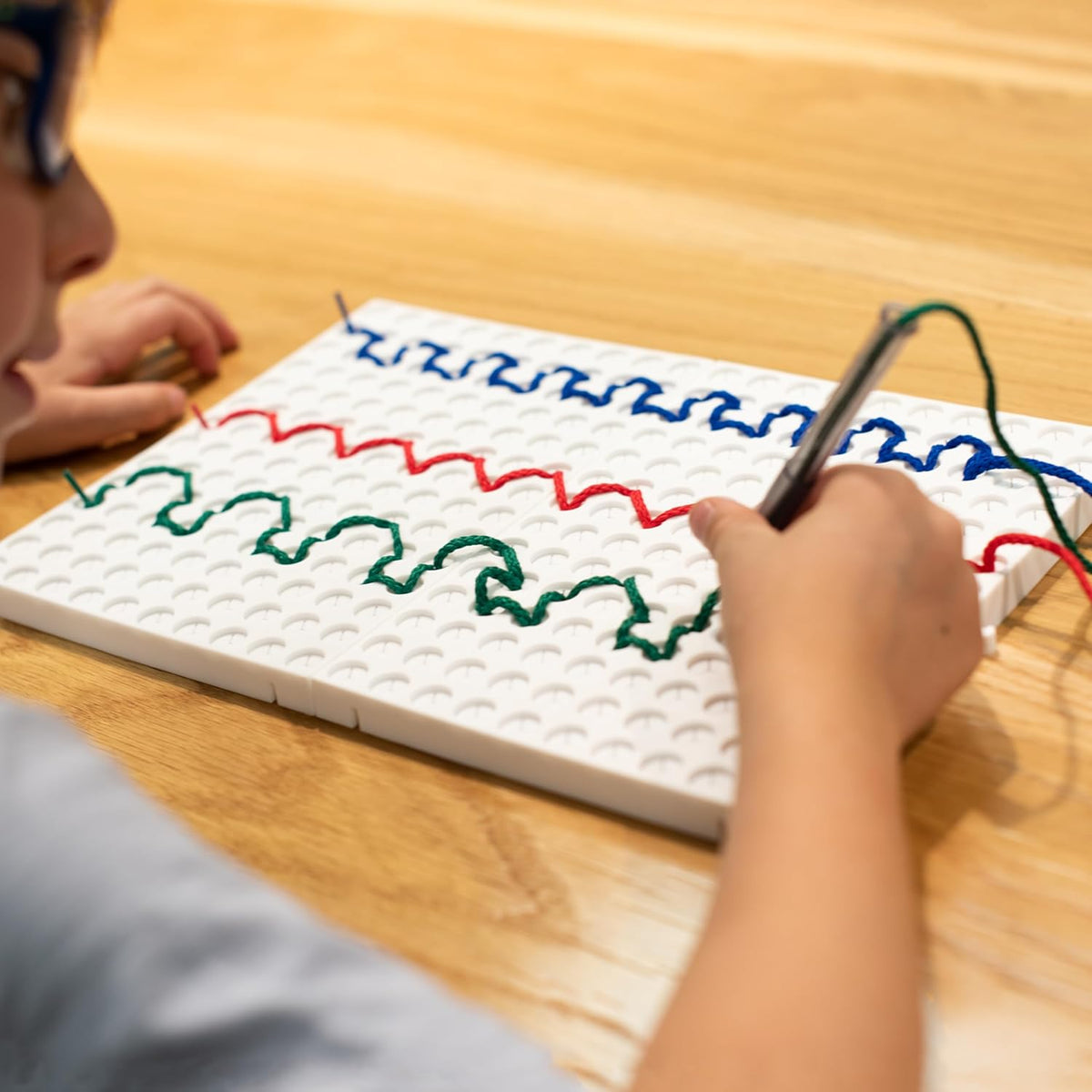 Sensory Threading Board Calm Down Threading Boards Toy Gift For Kids